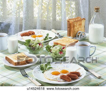 Breakfast View Large Photo Image Stock Photo - Breakfast. Fotosearch