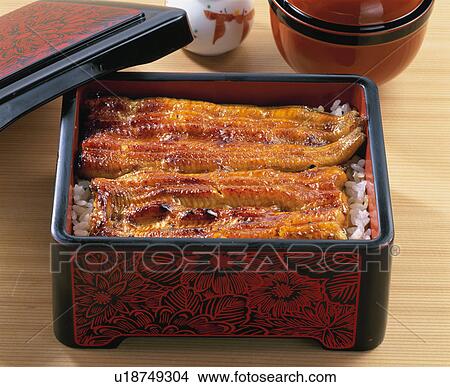 Broiled Eels On Rice View Large Photo Image Picture - Broiled Eels On Rice. Fotosearch