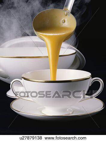 Stock Photo - Carrot Soup. Fotosearch