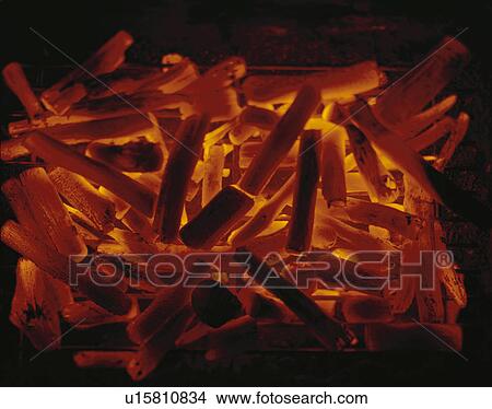 Picture - Charcoal Fire. Fotosearch