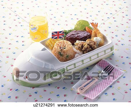Stock Image - Child'S Lunch. Fotosearch
