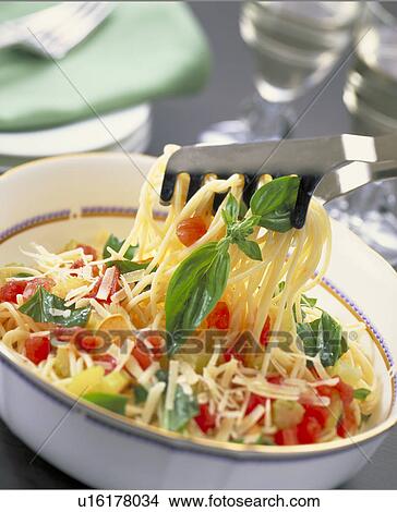 Chilled Spaghetti View Large Photo Image Picture - Chilled Spaghetti. Fotosearch