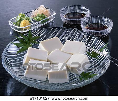 Stock Photo - Chilled Tofu. Fotosearch