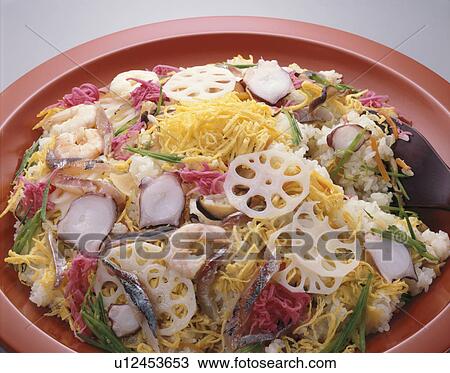 Stock Image - Chirashi-Zushi. Fotosearch