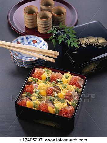 Stock Photo - Chirashi-Zushi. Fotosearch