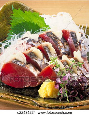 Chopped Raw Bonito View Large Photo Image Picture - Chopped Raw Bonito. Fotosearch