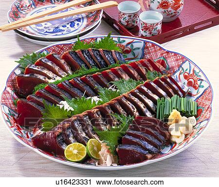 Chopped Raw Bonito View Large Photo Image Stock Image - Chopped Raw Bonito. Fotosearch