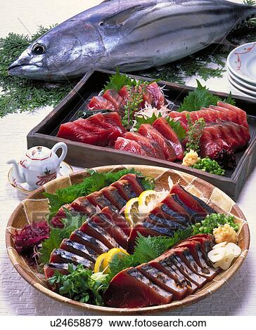 Chopped Raw Bonito View Large Photo Image Stock Photo - Chopped Raw Bonito. Fotosearch