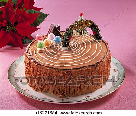Christmas Cake View Large Photo Image Picture - Christmas Cake. Fotosearch