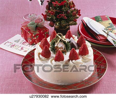 Christmas Cake View Large Photo Image Stock Image - Christmas Cake. Fotosearch
