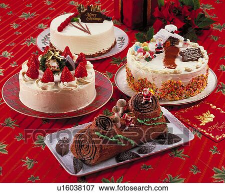 Christmas Cake View Large Photo Image Stock Photo - Christmas Cake. Fotosearch