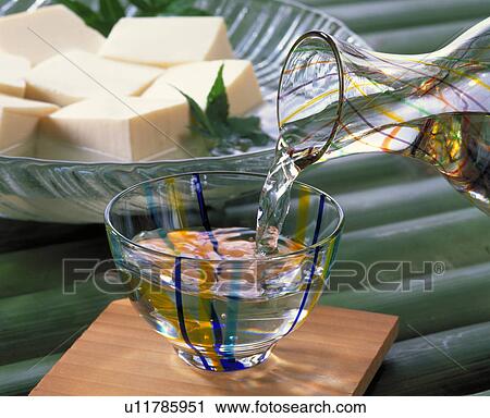Stock Image - Cold Sake. Fotosearch