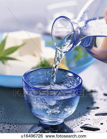 Stock Photograph - Cold Sake. Fotosearch