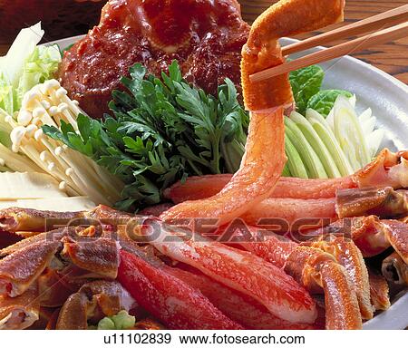 Crab Shabu-Shabu View Large Photo Image Stock Photo - Crab Shabu-Shabu. Fotosearch