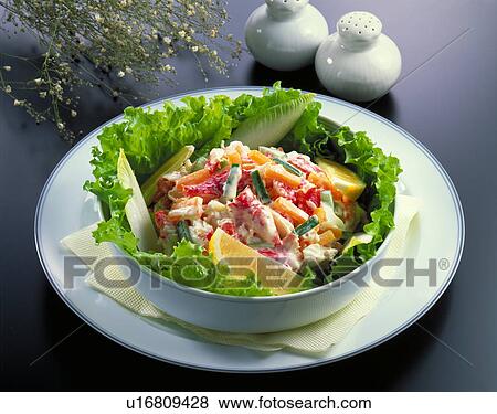Stock Photo - Crabmeat Salad. Fotosearch