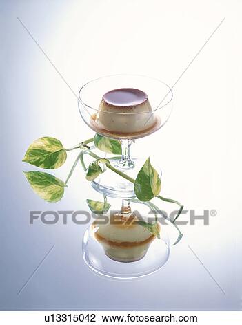Custard Pudding View Large Photo Image Stock Image - Custard Pudding. Fotosearch
