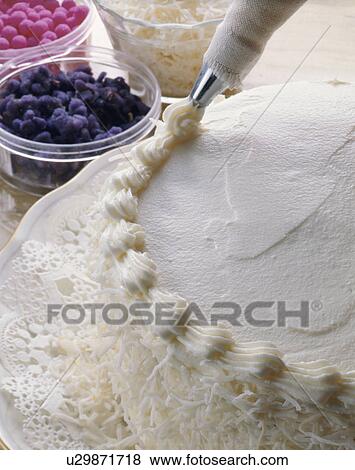 Stock Photo - Decorated Cake. Fotosearch