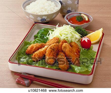 Deep-Fried Oysters View Large Photo Image Stock Photo - Deep-Fried Oysters. Fotosearch