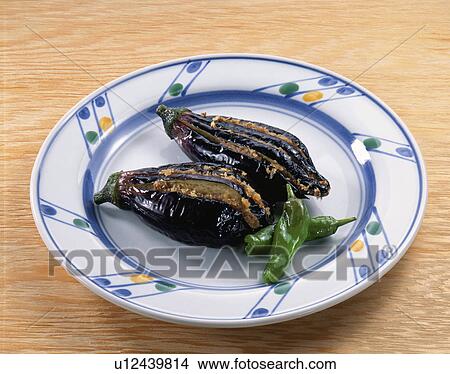Deep-Fried Sandwiches Of Egg Plant And Meat View Large Photo Image Picture - Deep-Fried Sandwiches Of Egg Plant And Meat. Fotosearch