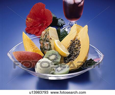 Dessert, Tropical Fruit View Large Photo Image Stock Image - Dessert, Tropical Fruit. Fotosearch