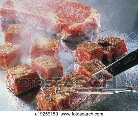 Stock Image - Die Steak. Fotosearch