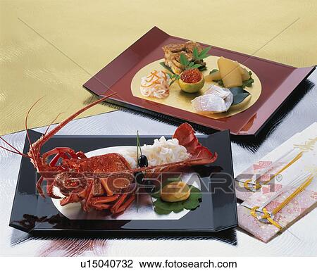 Stock Image - Dishes For The New Year. Fotosearch