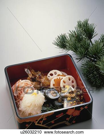 Stock Image - Dishes For The New Year. Fotosearch