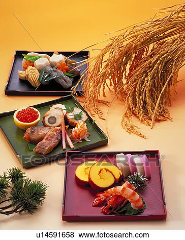 Dishes For The New Year View Large Photo Image Stock Photo - Dishes For The New Year. Fotosearch