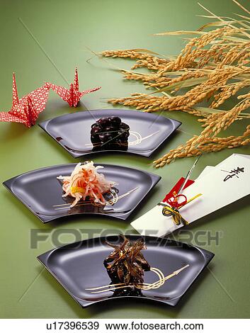 Stock Photo - Dishes For The New Year. Fotosearch