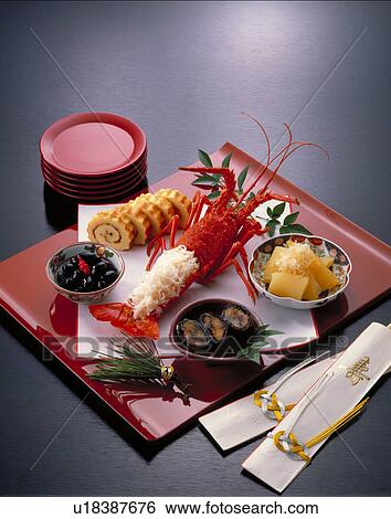 Dishes For The New Year View Large Photo Image Stock Photograph - Dishes For The New Year. Fotosearch