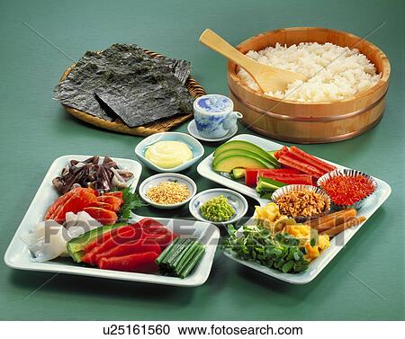 Do-It-Yourself Sushi Rolls View Large Photo Image Stock Image - Do-It-Yourself Sushi Rolls. Fotosearch