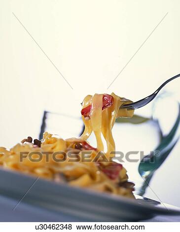Fettuccine, Cream Sauce View Large Photo Image Stock Photo - Fettuccine, Cream Sauce. Fotosearch