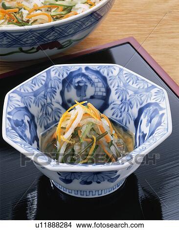 Finely Chopped Raw Fish And Vegetables Soaked In Vinegar View Large Photo Image Picture - Finely Chopped Raw Fish And Vegetables Soaked In Vinegar. Fotosearch
