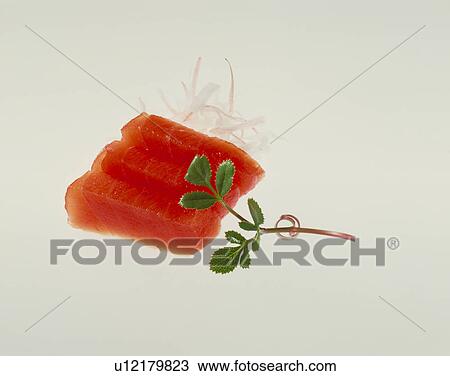 Fresh Slices Of Tuna View Large Photo Image Stock Image - Fresh Slices Of Tuna. Fotosearch