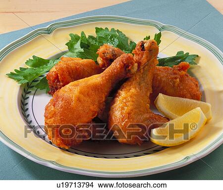 Fried Chicken, Drum View Large Photo Image Picture - Fried Chicken, Drum. Fotosearch