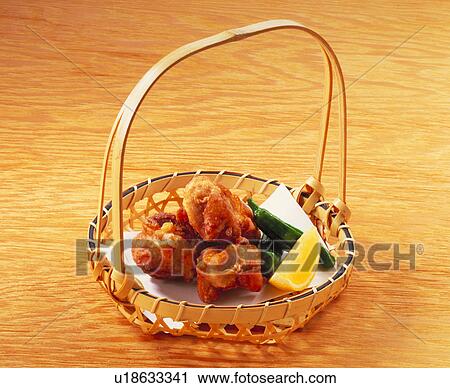 Stock Image - Fried Chicken, Thigh. Fotosearch