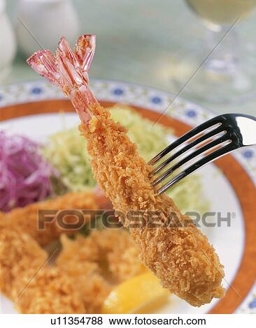 Stock Photo - Fried Shrimp. Fotosearch