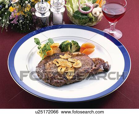 Garlic Steak View Large Photo Image Stock Photograph - Garlic Steak. Fotosearch