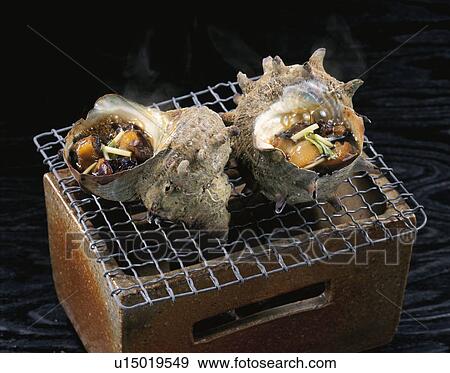 Grilled Shellfish View Large Photo Image Stock Photo - Grilled Shellfish. Fotosearch