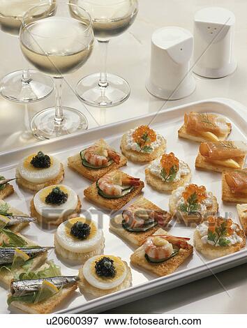 Hors D'Oeuvre, Canape, View Large Photo Image Stock Photo - Hors D'Oeuvre, Canape,. Fotosearch