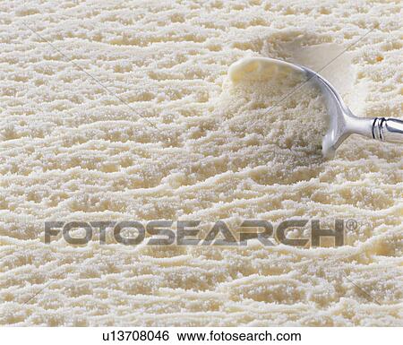 Ice Cream, Vanilla, View Large Photo Image Stock Photograph - Ice Cream, Vanilla,. Fotosearch