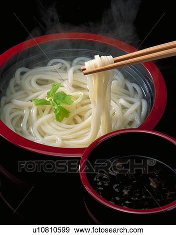 Japanese Noodles Cooked In Iron Pot View Large Photo Image Stock Photo - Japanese Noodles Cooked In Iron Pot. Fotosearch