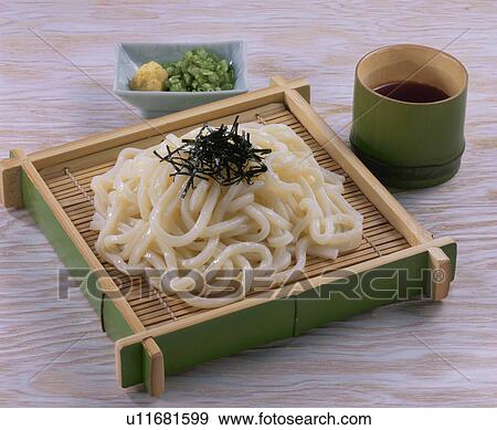 Japanese Noodles On Colander View Large Photo Image Stock Photo - Japanese Noodles On Colander. Fotosearch