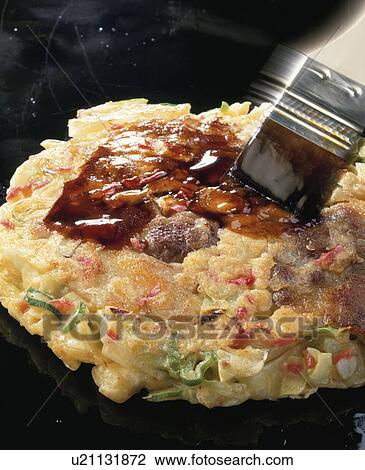 Japanese Pancake View Large Photo Image Stock Image - Japanese Pancake. Fotosearch