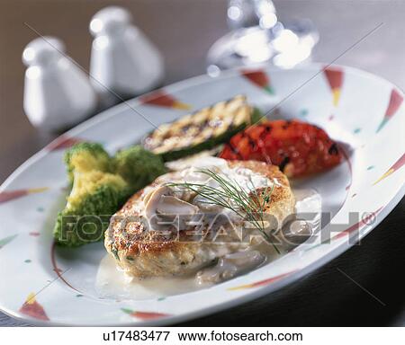 Stock Photo - Japanese Style Hamburger. Fotosearch