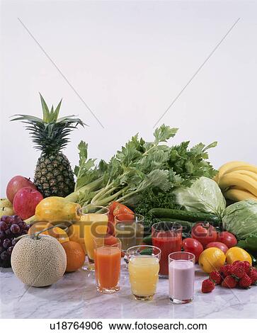 Stock Photograph - Juice Various Kinds. Fotosearch