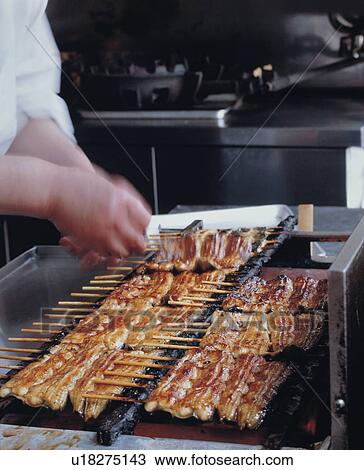 Stock Image - Kabayaki Of An Eel. Fotosearch