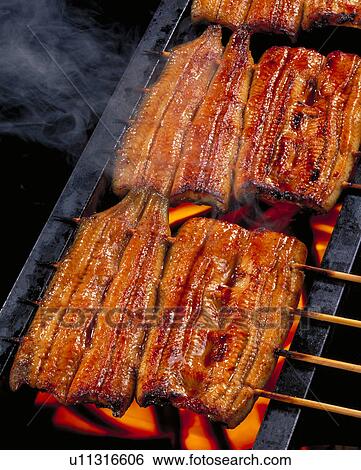 Stock Photograph - Kabayaki Of An Eel. Fotosearch