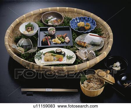 Stock Image - Kaiseki Cuisine. Fotosearch