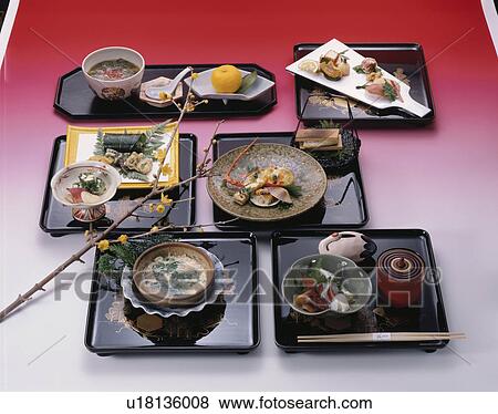 Kaiseki Cuisine View Large Photo Image Stock Photo - Kaiseki Cuisine. Fotosearch
